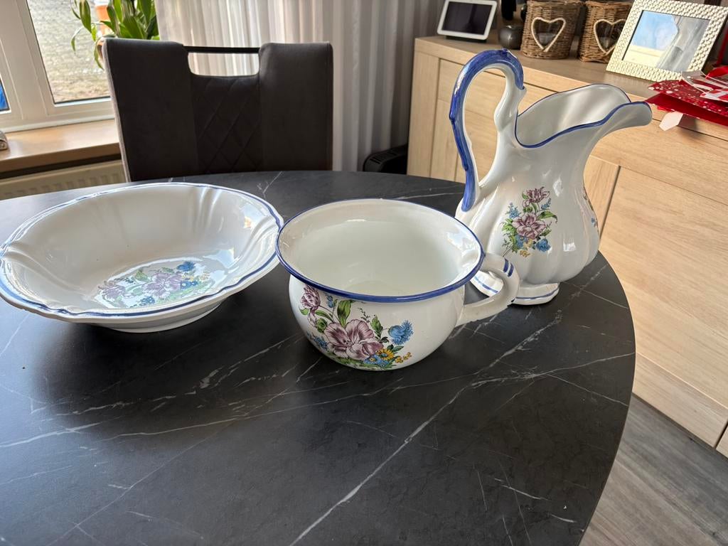 Mooi aardewerk Delfts blauw Lampetstel (handwerk), Ophalen