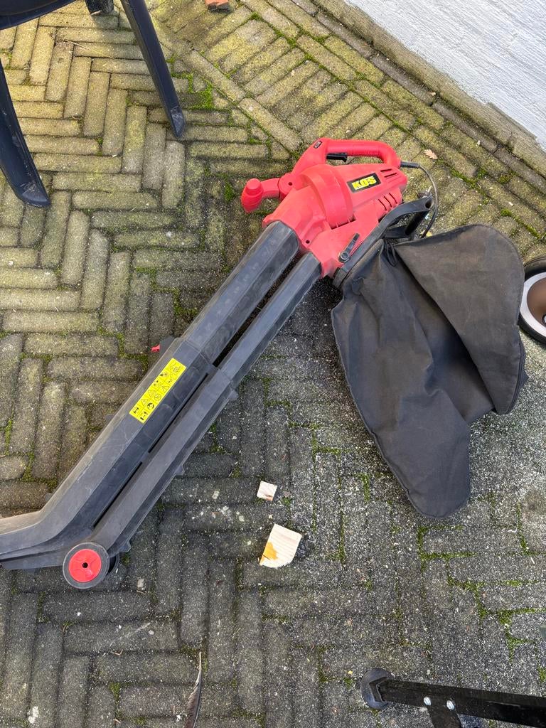 Bladblazer met opvangzak, Gebruikt, Handgedragen, Ophalen of Verzenden, Met opvangzak
