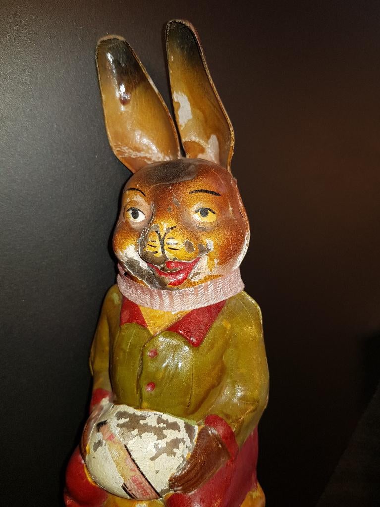 Oude, antieke paashaas, Diversen, Pasen, Ophalen of Verzenden, Gebruikt