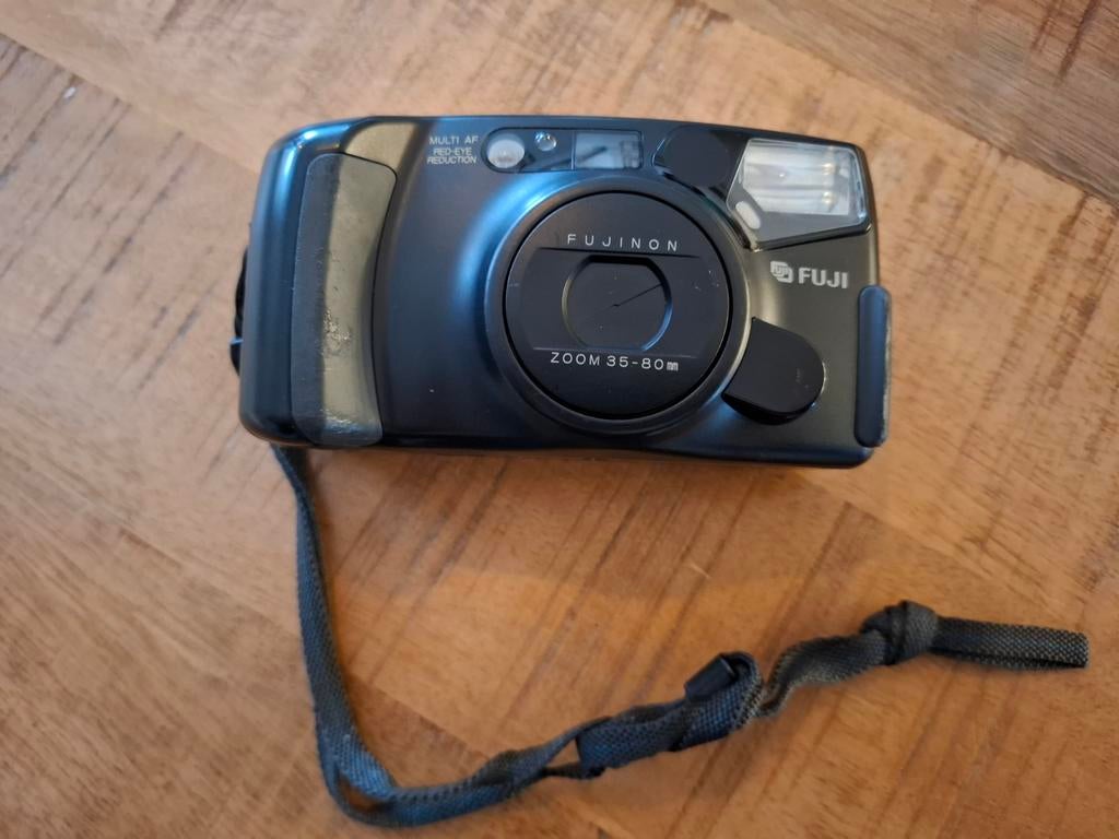 Fuji fotocamera zoom 35-80, Ophalen of Verzenden, Gebruikt, Compact, Fuji