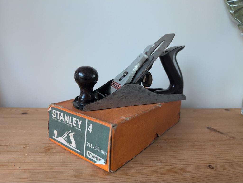 Stanley nr 4 schaaf in doos, Ophalen of Verzenden