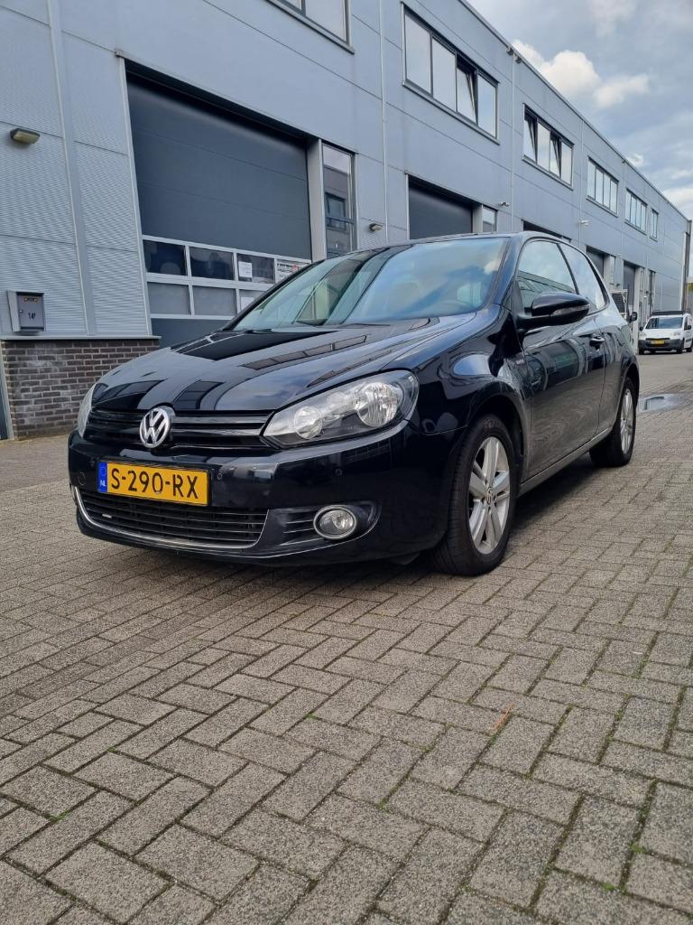 Volkswagen Golf 1.2 TSI 63KW 5D 2012 Zwart, Auto's, Voorwielaandrijving, 4 cilinders, 610 kg, Zwart