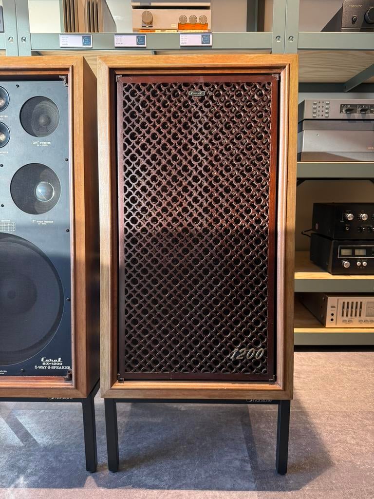Coral BX-1200, zeer mooi, gereviseerd, vintage topper, Audio, Tv en Foto, Luidsprekers, Contact@vintageaudiobreda.nl, Zo goed als nieuw