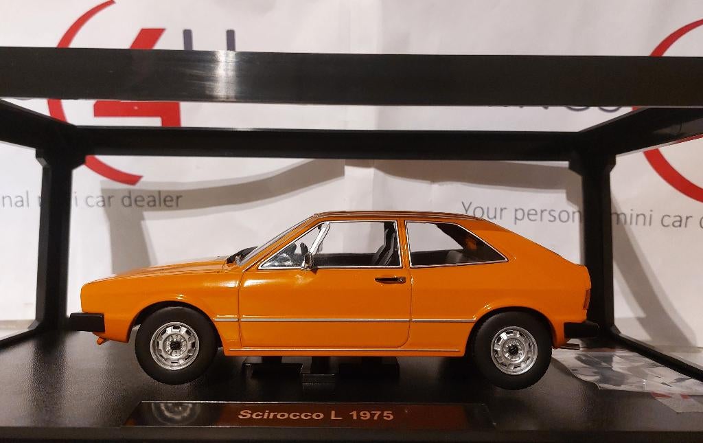 KK-Scale 1:18 Volkswagen Scirocco MK1 L 1975 oranje, Hobby en Vrije tijd, Ophalen of Verzenden, Nieuw, Auto, Overige merken