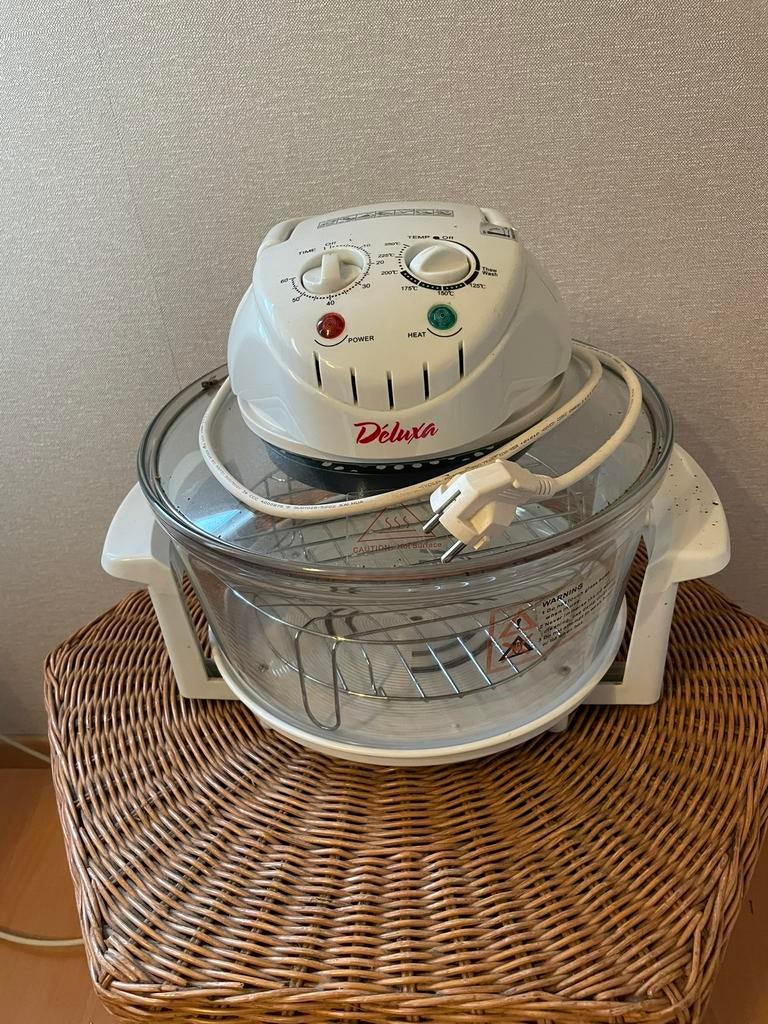 Halogeenoven Deluxa, Witgoed en Apparatuur, Ovens, Ophalen, Zo goed als nieuw, Minder dan 45 cm