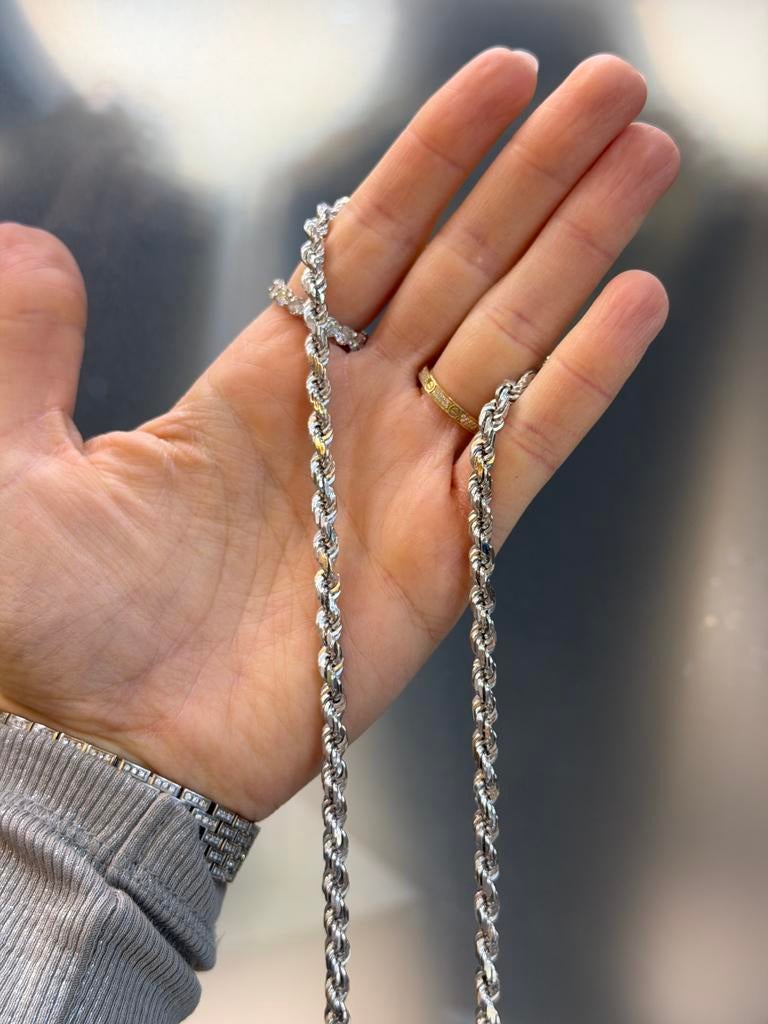 14KT Goud - 63.7 Gram - Ketting - ROPE-Massief- Gedraaid, Sieraden, Tassen en Uiterlijk, Kettingen, Ophalen, Nieuw, Goud