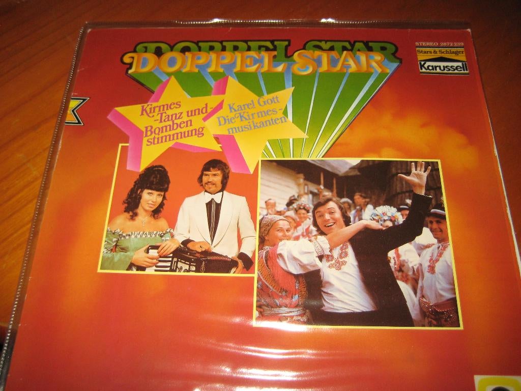 LP, Doppel-Star: Kirmesmusikanten + Karel Gott, Cd's en Dvd's, Vinyl | Pop, Ophalen of Verzenden, Zo goed als nieuw, 12 inch