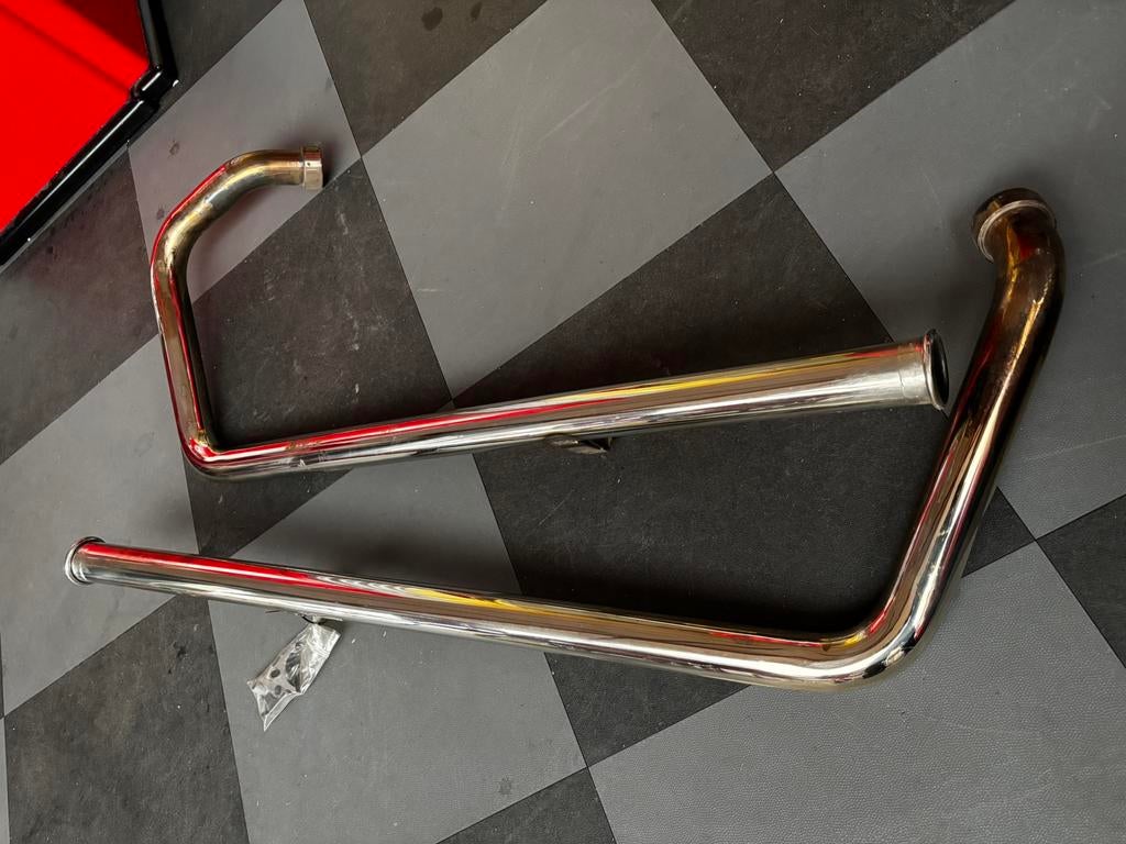 SUZUKI VS 1400 INTRUDER UITLAAT UITLATEN DEMPER RVS DRAGPIPE, Motoren, Onderdelen | Suzuki, Ophalen of Verzenden