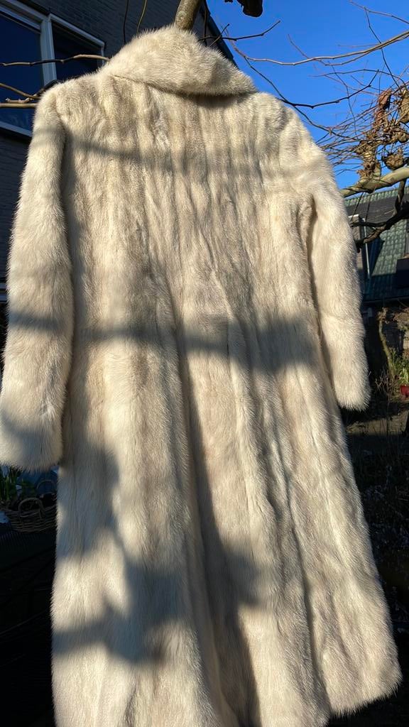 Bontjas poolvos  lang vintage valentijn, Kleding | Dames, Jassen | Winter, Ophalen of Verzenden, Zo goed als nieuw, Maat 42/44 (L)