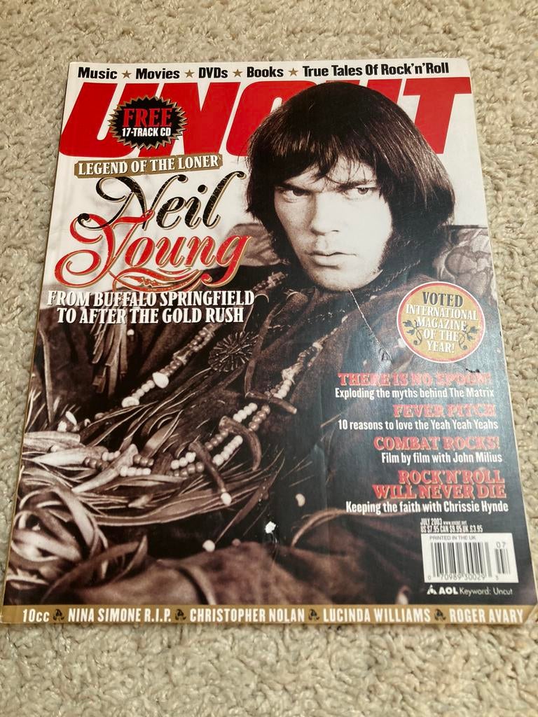 UNCUT Dave Gahan NEIL YOUNG Chrissie Hynde 10CC, Boeken, Tijdschriften en Kranten, Ophalen of Verzenden, Muziek, Film of Tv