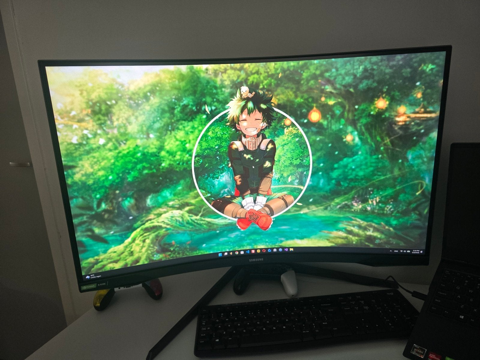 Samsung Odyssey G7 32 inch Curved Gaming Monitor, Computers en Software, Monitoren, VA, Minder dan 1 ms, Zo goed als nieuw, Samsung