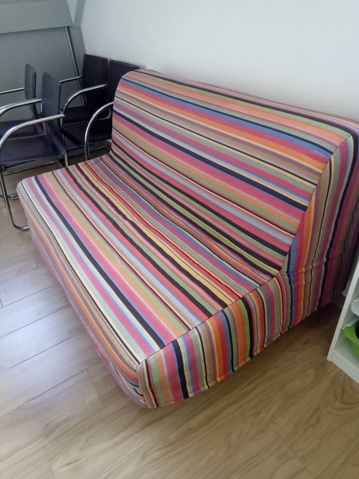 slaapbank Lycksele - 140 x 190 cm, Huis en Inrichting, Slaapkamer | Slaapbanken, Ophalen, Gebruikt, Meerkleurig, Tweepersoons