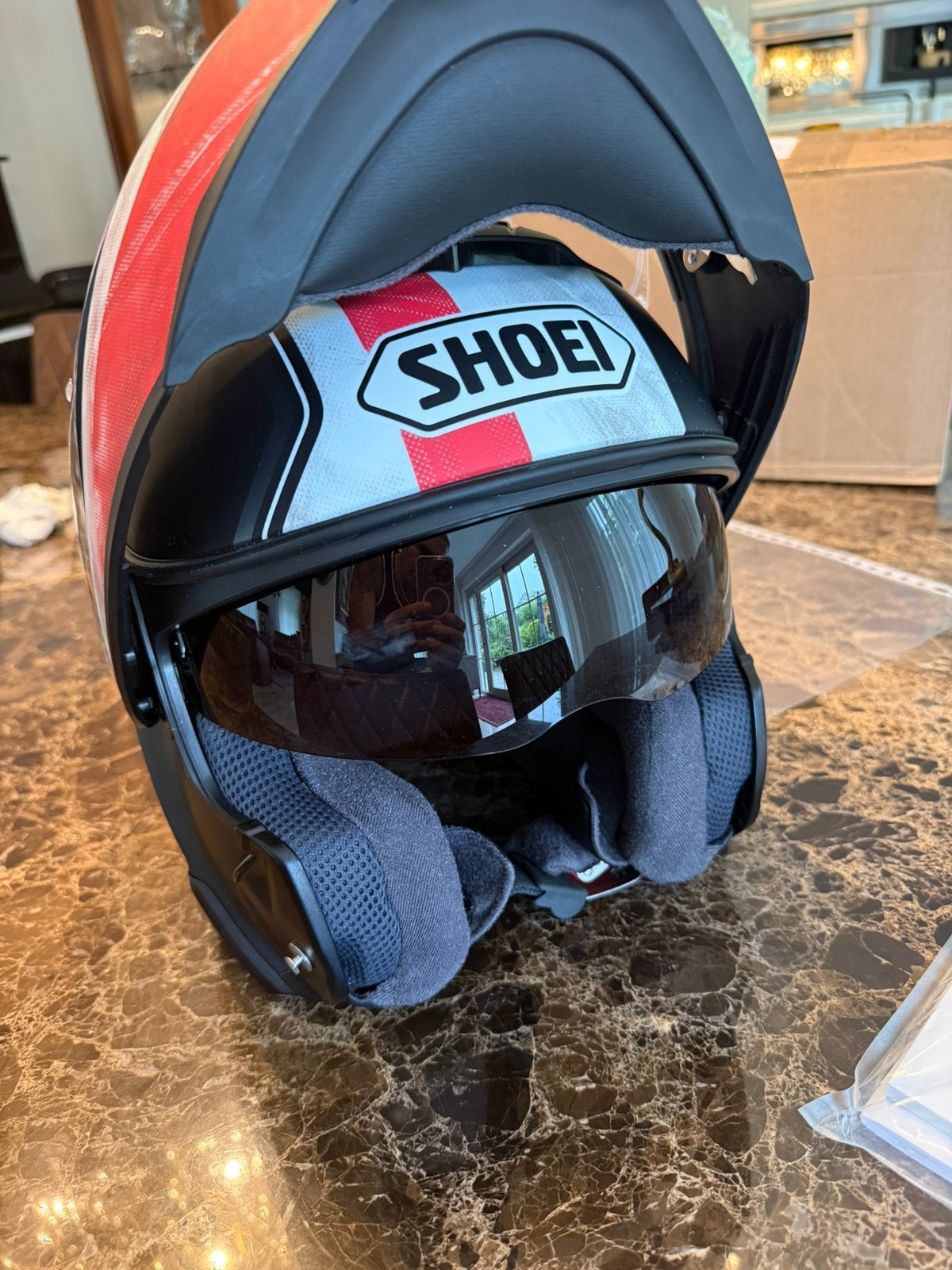 Shoei Neotec 2 systeemhelm -Maat S, Ophalen of Verzenden, Tweedehands, Systeemhelm, Shoei