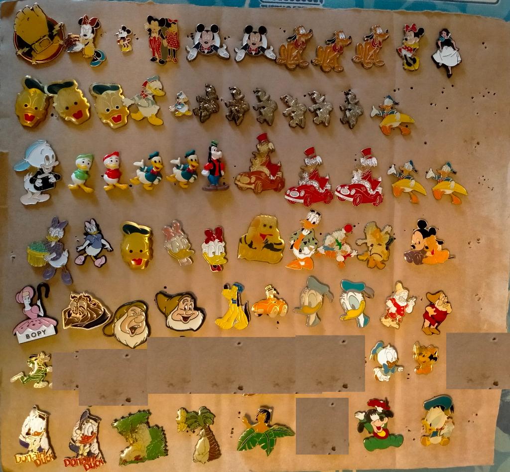 Donald Duck Goofy Disney tekenfilm pins Pluto Pinokkio, Ophalen of Verzenden, Gebruikt