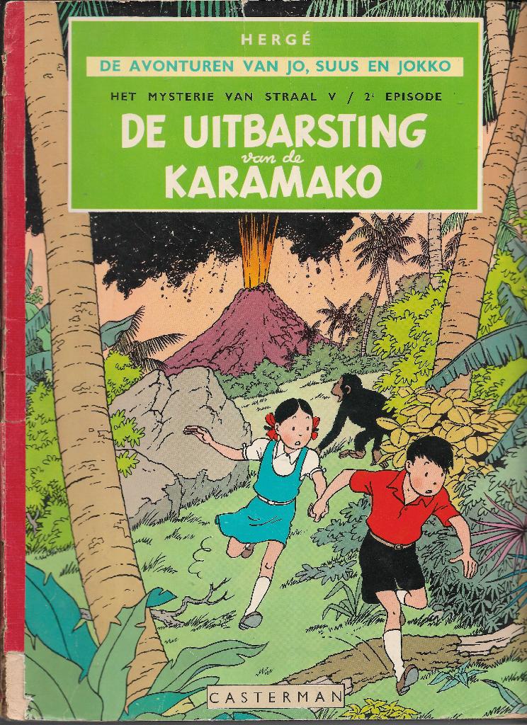 de uitbarsting van de KARAMAKO=JO-SUUS JOKKO, Eén stripboek, Ophalen of Verzenden, Gelezen