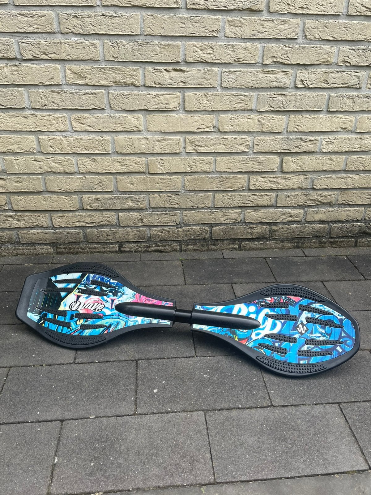 Blauw Waveboard – soepel en sportief, Sport en Fitness, Skateboarden, Ophalen, Gebruikt, Waveboard