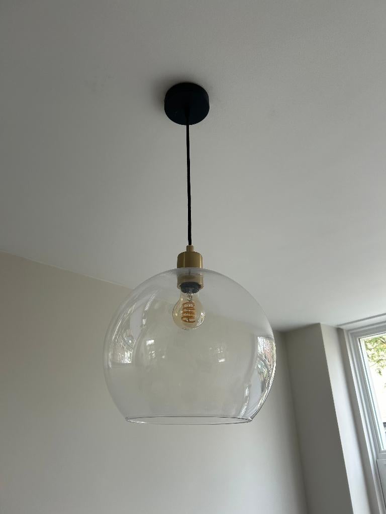 IKEA JAKOBSBYN Glazen Lampenkap (Helder Glas, 30 cm), Ophalen, Overige kleuren, 25 tot 50 cm, Rond