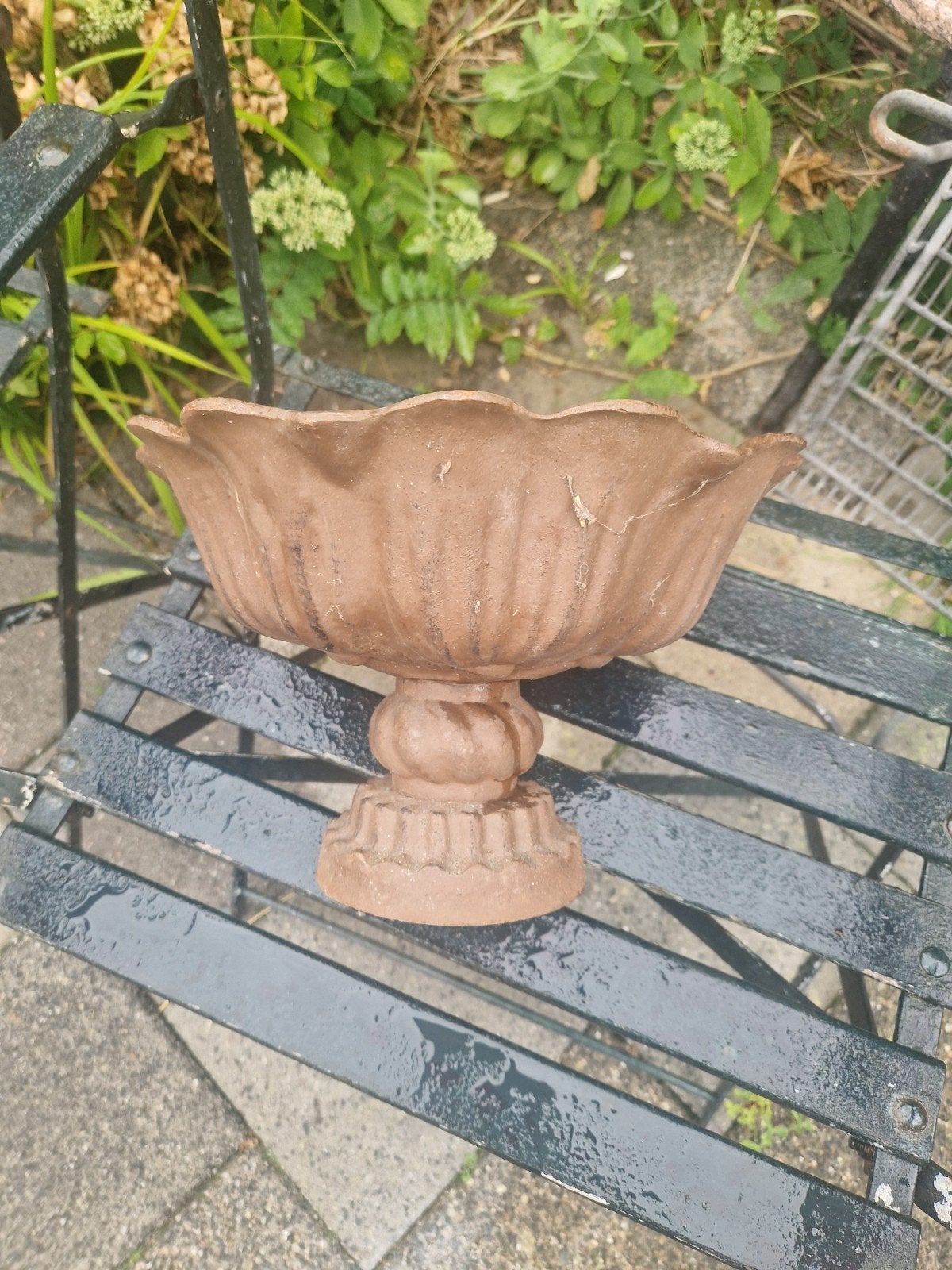 Gietijzeren voederbak/ Plantenbak, Ophalen of Verzenden