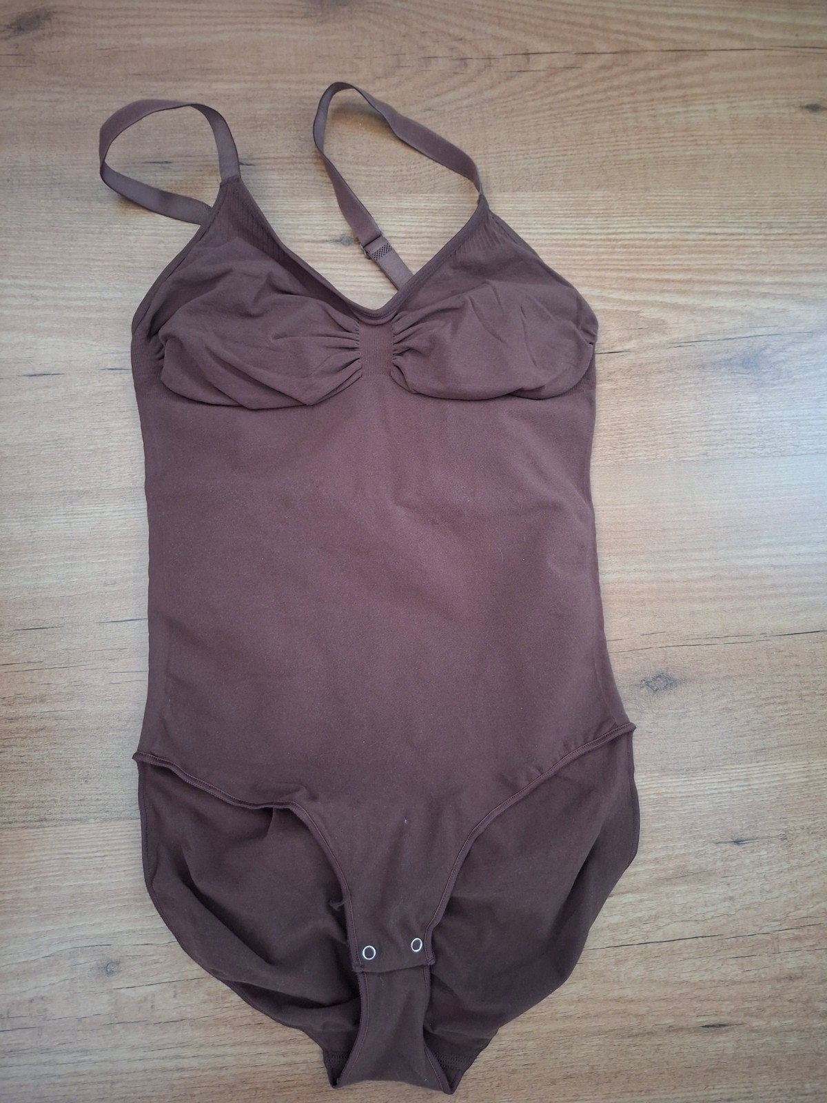 Mooie nieuwe donkerbruine body van Creamy Fabrics maat 2XL, Ophalen of Verzenden, Bruin, Body of Korset
