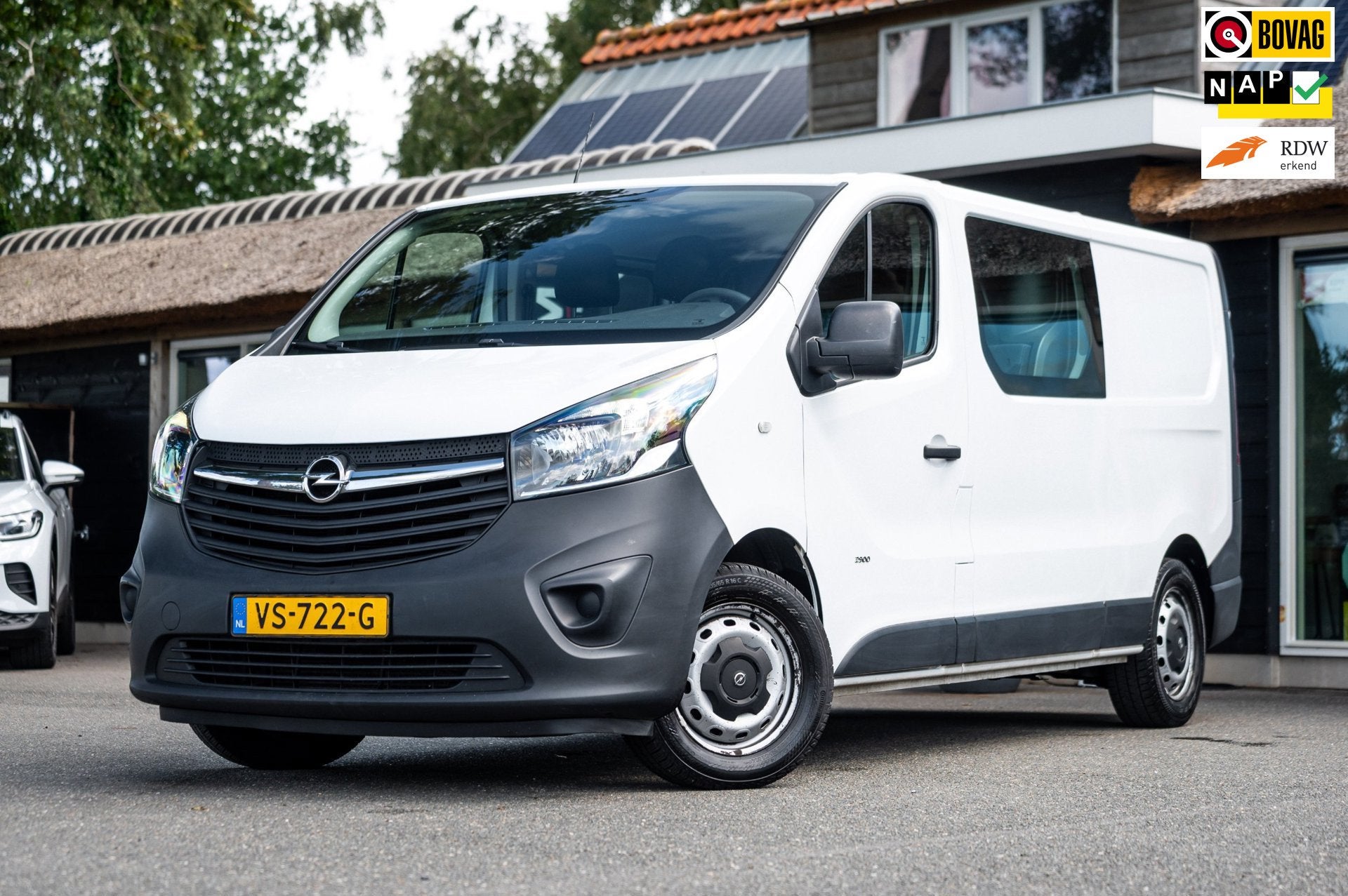 Opel Vivaro 1.6 CDTI L2H1 Dubbele Cabine I Trekhaak I 6 Pers, Auto's, Voorwielaandrijving, Euro 5, Stof, Gebruikt