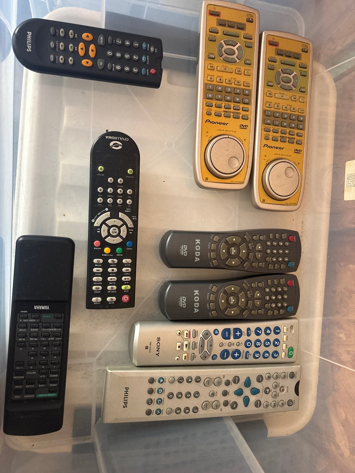 Diverse afstandsbedieningen voor DVD, TV en meer, Ophalen of Verzenden, Gebruikt, Origineel, Dvd
