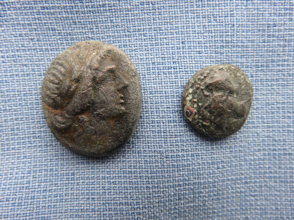 Philippus 2 van Macedonië – 1 en 1/2 stater - 4e eeuw B.C., Ophalen of Verzenden, Overige landen, Setje