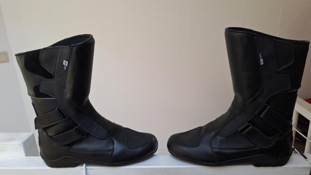 Zwarte motorlaarzen - Comfortabel en beschermend, Heren, Laarzen, Tweedehands, Ophalen