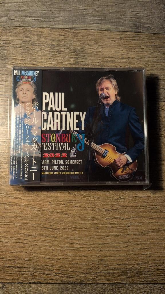 Paul McCartney - Glastonbury 2022 (3CD) Nanker Dog OBI Seal, Cd's en Dvd's, Ophalen of Verzenden, Nieuw in verpakking, Boxset