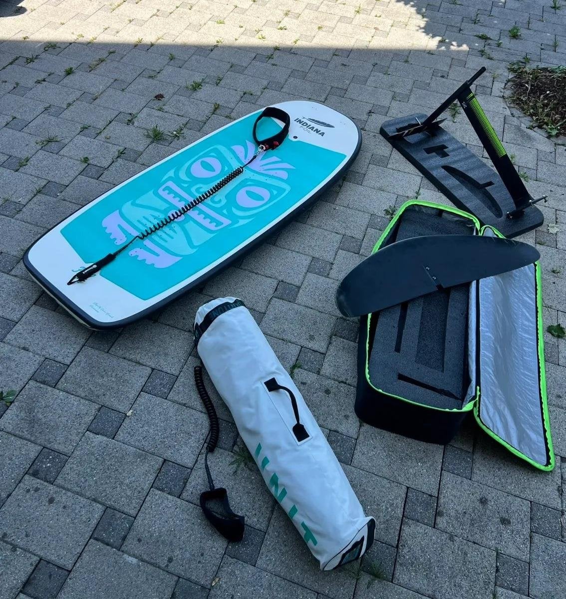Indiana SUP Foil Pro 130 + GONG Allvator Carbon + Duotone, Ophalen of Verzenden, Zo goed als nieuw, Wingsurfset