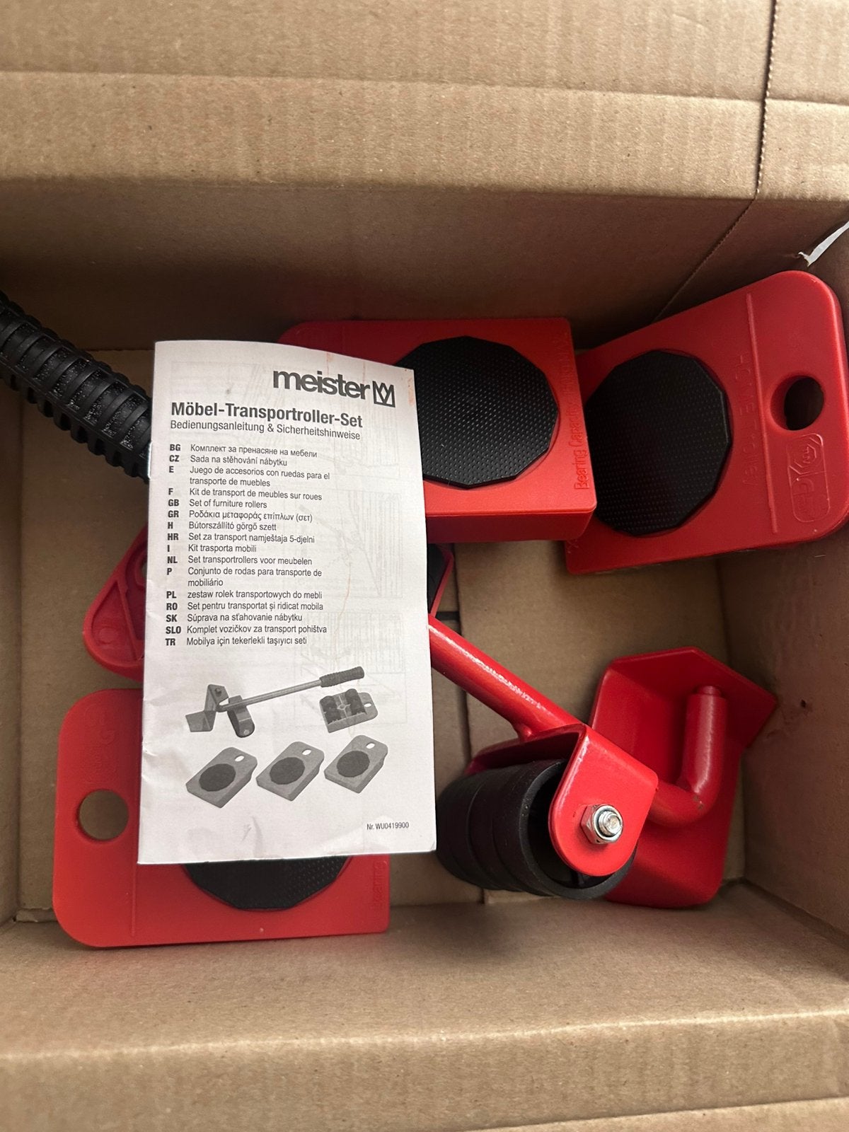 Meister Meubel-Transportroller-Set - Nieuw, ., Overige typen, Nieuw, Ophalen of Verzenden