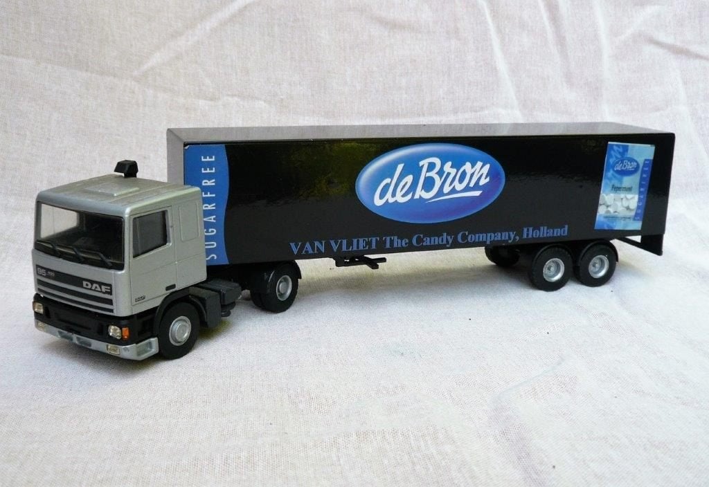 Lion Daf 95 van Vliet Candy Company de Bron pepermunt., Ophalen of Verzenden, Gebruikt, Bus of Vrachtwagen, Lion Toys