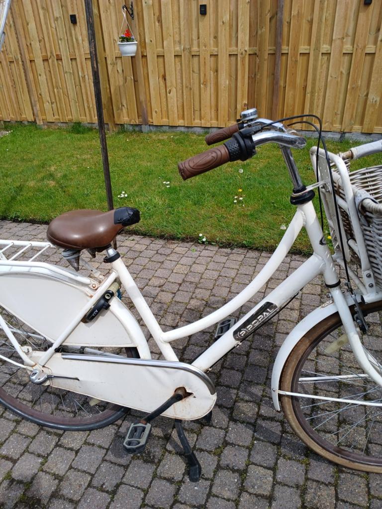 Weduwe popel, Fietsen en Brommers, Fietsen | Dames | Omafietsen, Ophalen, Terugtraprem, Gebruikt, Versnellingen