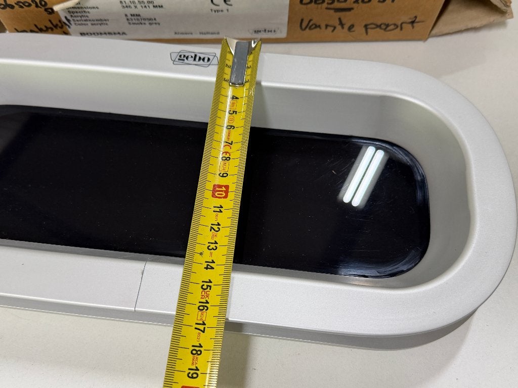 Gebo patrijspoort vast 346 x 141 mm - NIEUW, Ophalen of Verzenden, Nieuw, Lijn of Blok