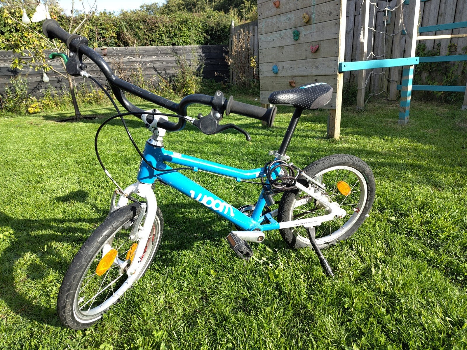 Woom 3 Kinderfiets - Blauw (16 inch), Ophalen, Velgrem, Woom, 16 tot 20 inch