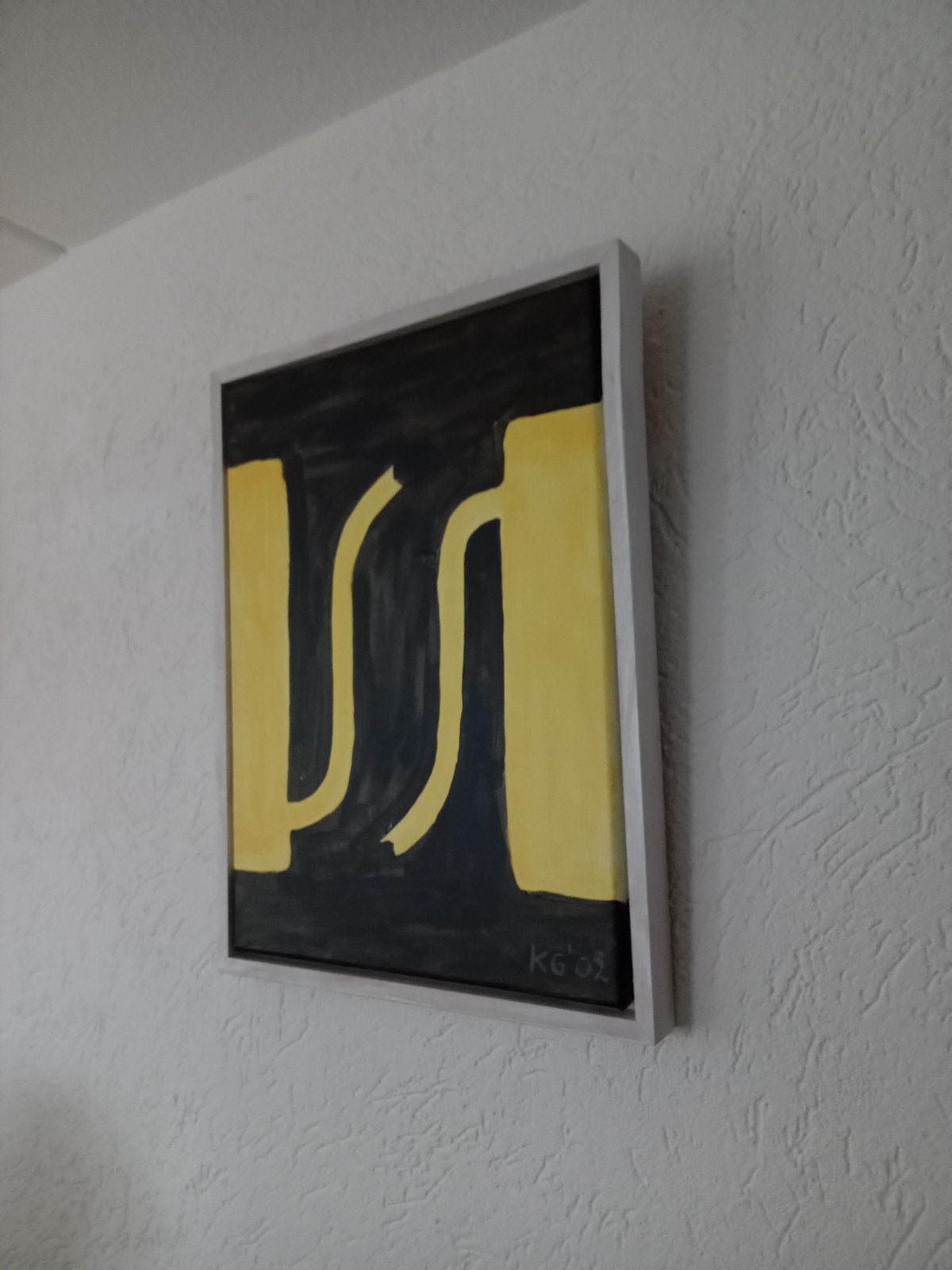 Klaas Gubbels - Origineel schilderij 'Geel' uit 2002, Ophalen of Verzenden, Gesigneerd