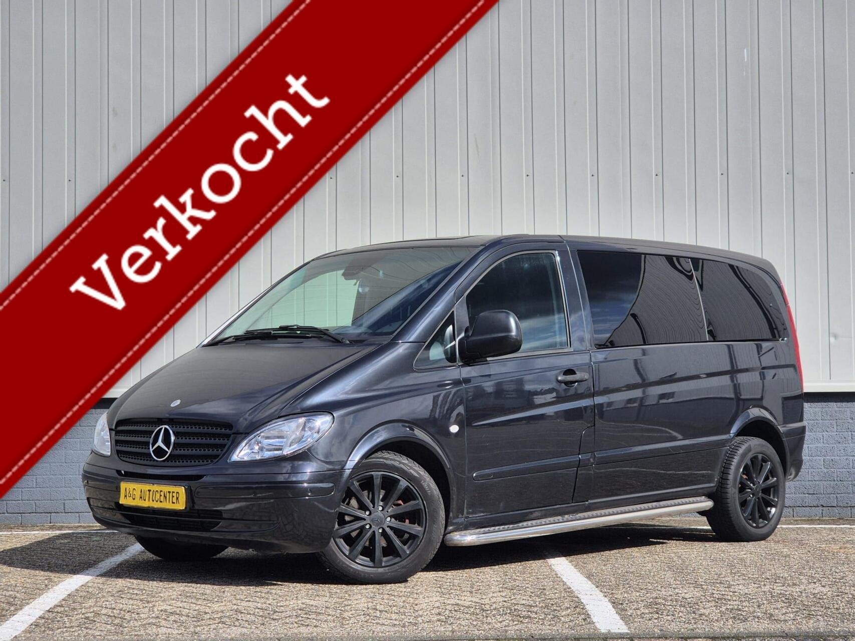 Mercedes Vito 120 CDI 320 V6 9 Pers VIP/1e Eig/204 PK/Airco, Automaat, Gebruikt, Overige carrosserieën, Leder en Stof