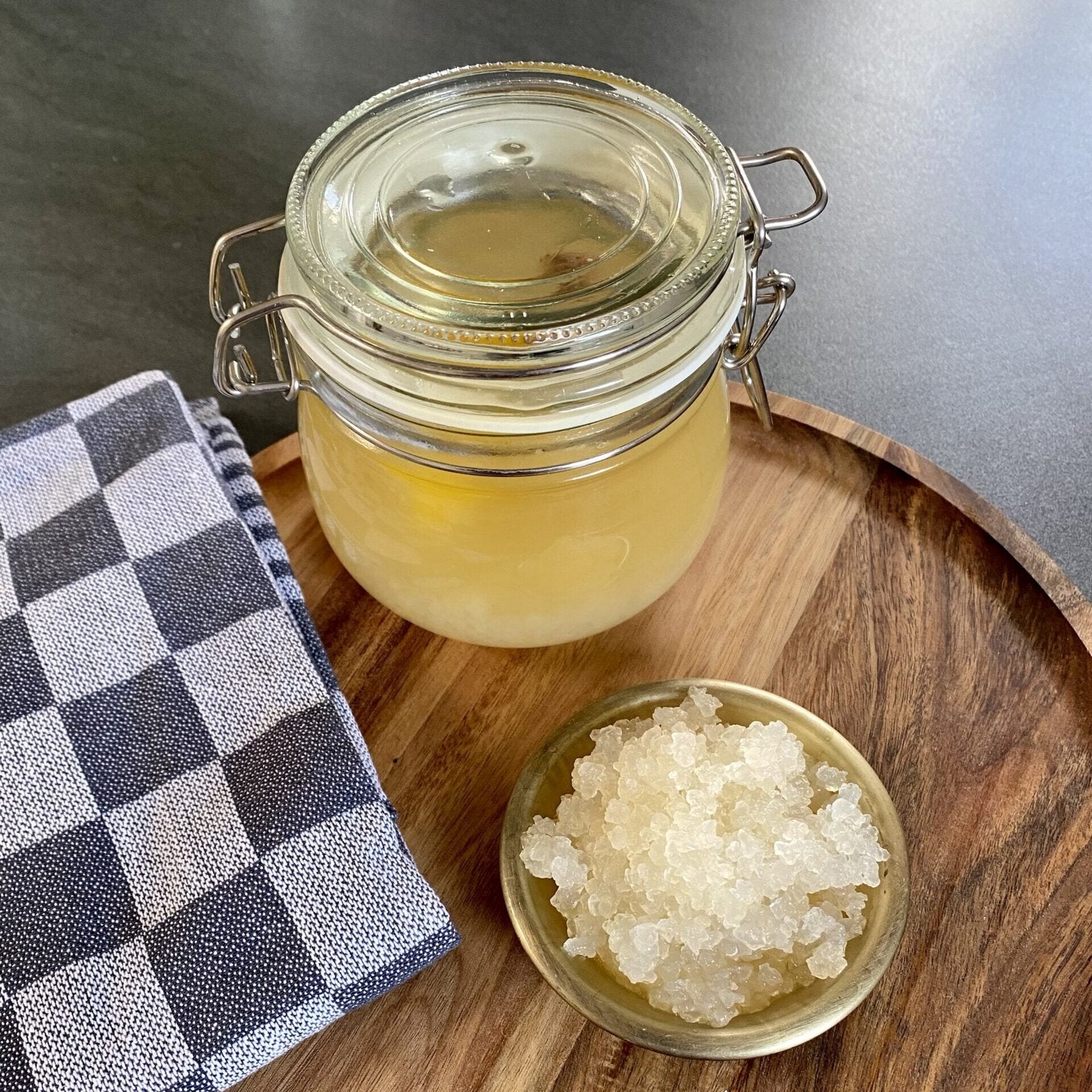 Water kefir korrels, Ophalen