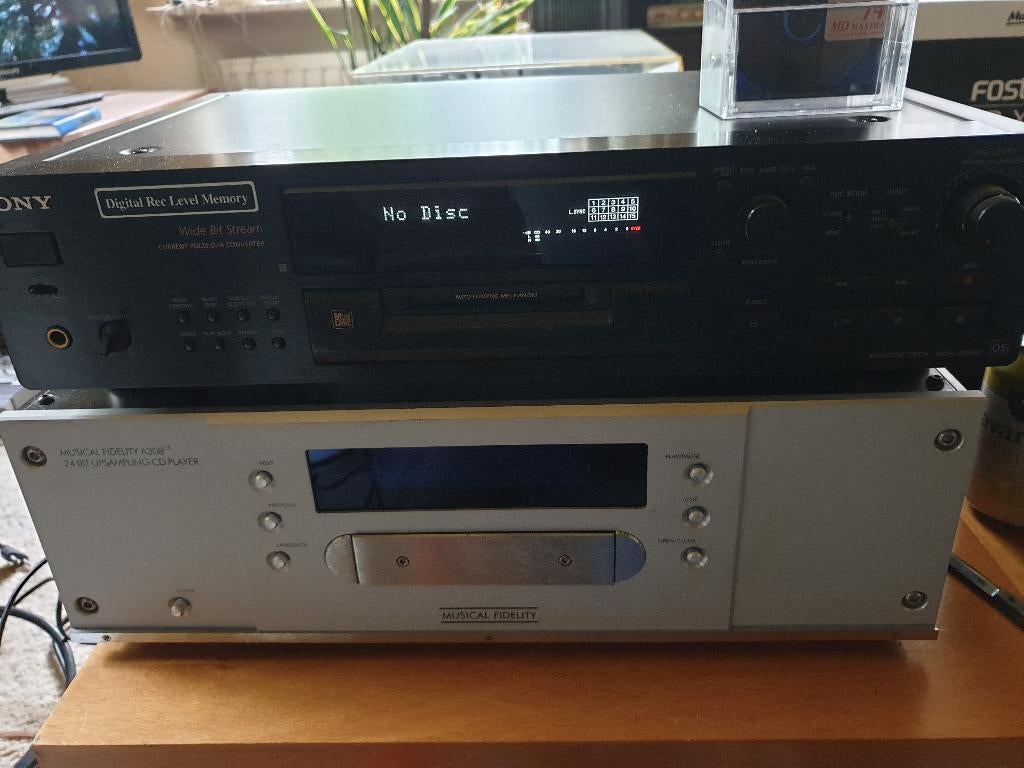 Sony MDS-JB920QS minidisc speler, Ophalen of Verzenden, Minidisc-speler