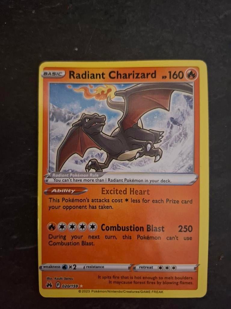 Radiant Charizard, Ophalen