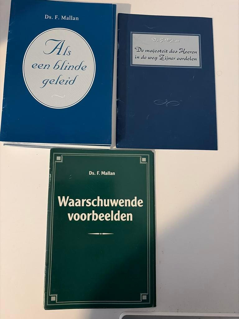 Ds. F. Mallan Boeken Set: Als een blinde geleid, De majestei, Boeken, Godsdienst en Theologie, Ophalen of Verzenden, Gelezen, Christendom | Protestants
