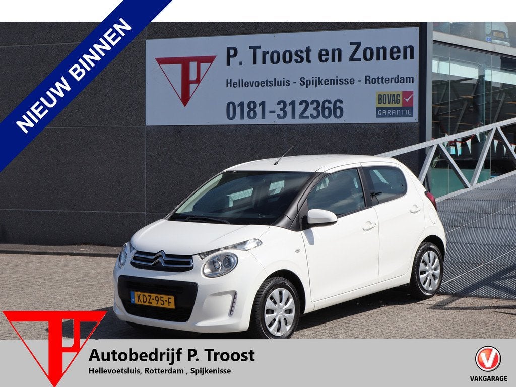 Citroën C1 1.0 VTi Dealeronderhouden! Airco/DAB radio/Bluet, Voorwielaandrijving, 12 maanden, Stof, Gebruikt