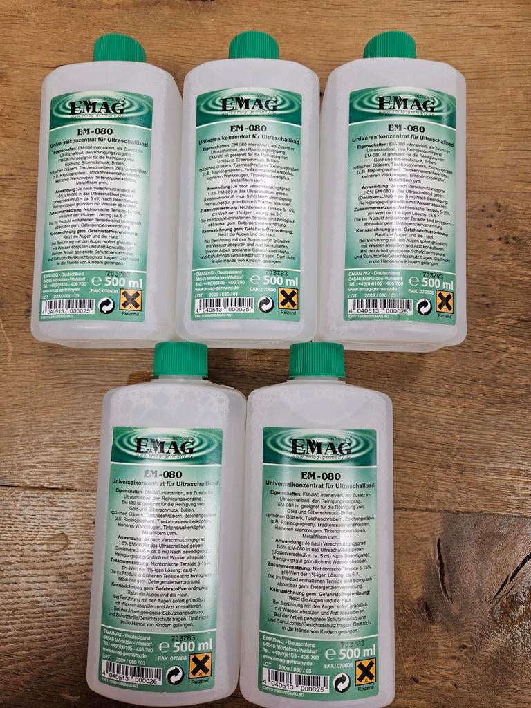 Emag EM-80 500ml concentraat voor ultrasoon reiniger, Ophalen of Verzenden