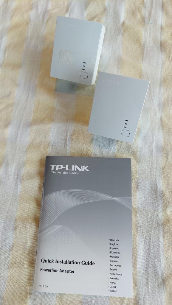 TP-Link Powerline Adapter Kit - Internet via Stopcontact, Computers en Software, Powerlines, Zo goed als nieuw, Ophalen of Verzenden