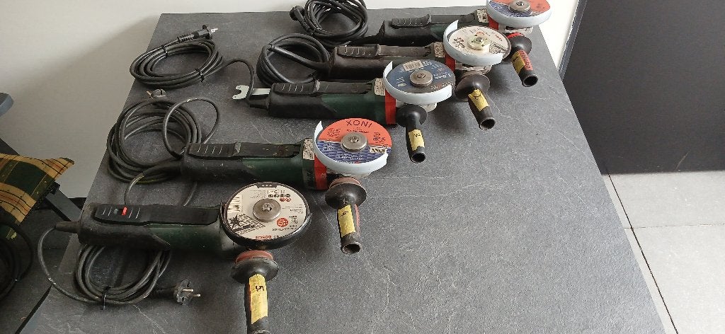 Metabo PB12-125 Quick haakse slijper slijptol slijpmachine, Ophalen of Verzenden, Gebruikt, 1000 watt of meer, Haakse handslijpmachine