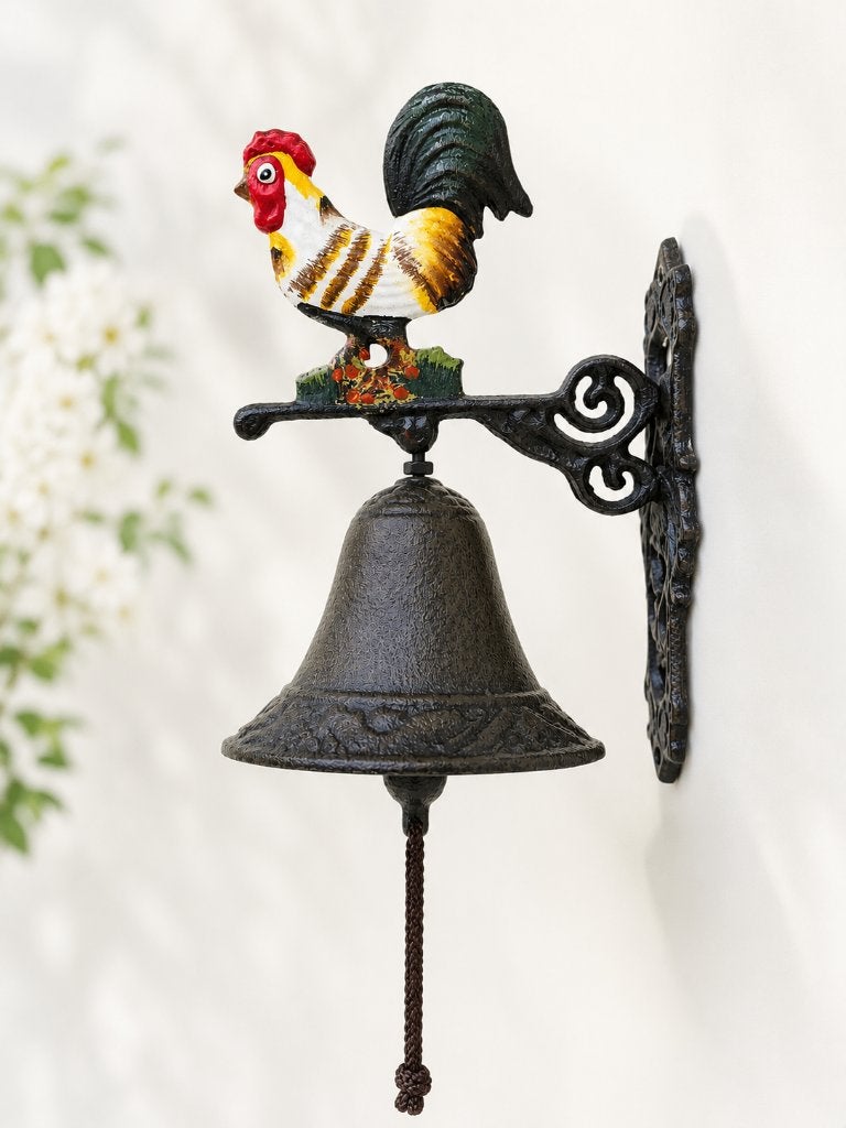 DEURBEL HAAN / GIETIJZER / €13,95