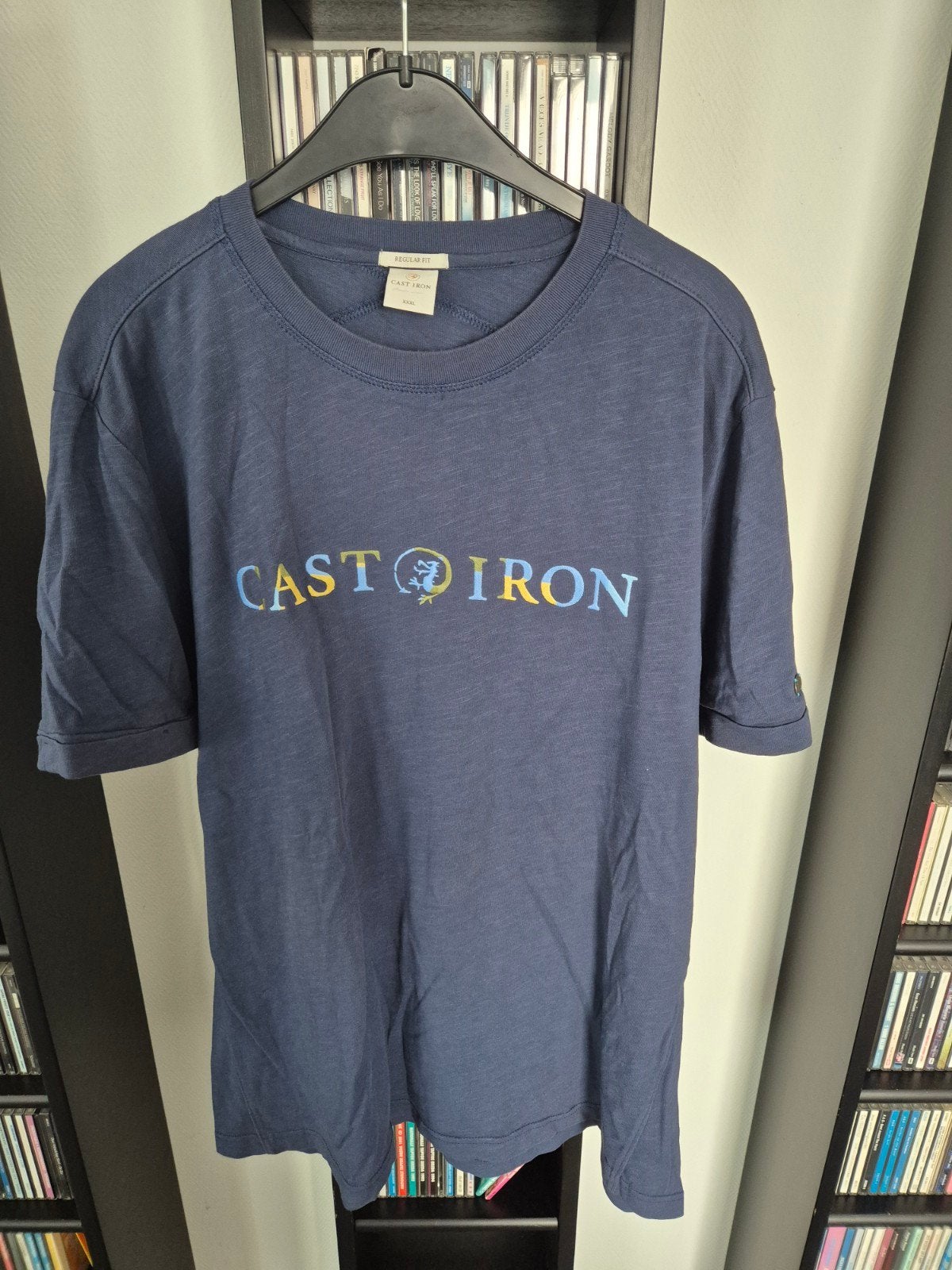Cast Iron T-shirt XXXL - Donkerblauw, Blauw, Overige maten, Ophalen of Verzenden, Zo goed als nieuw