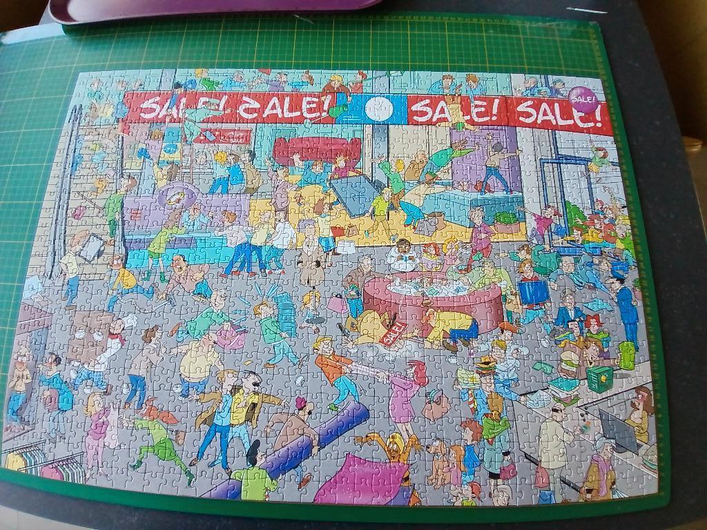 Diverse puzzels That's Life en Jan van Haasteren, Ophalen, 500 t/m 1500 stukjes, Zo goed als nieuw, Legpuzzel