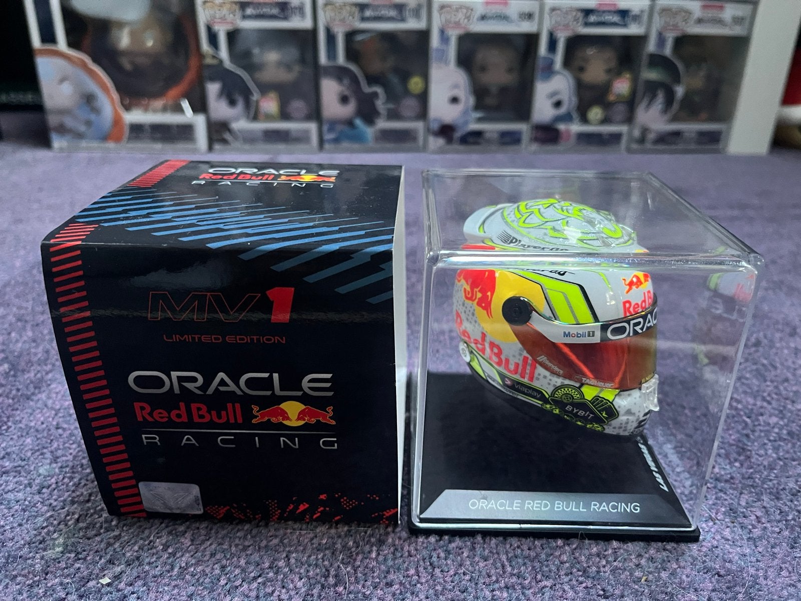 Oracle Red Bull Racing MV1 Limited Edition Helm, Overige merken, 1:50 of kleiner, Overige typen, Ophalen of Verzenden