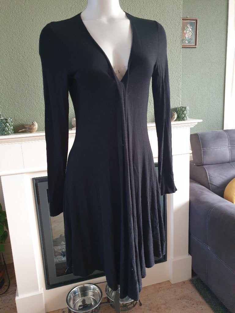 Taifun mooi lang zwart vest cardigan M 38, Maat 38/40 (M), Verzenden, Zwart, Zo goed als nieuw
