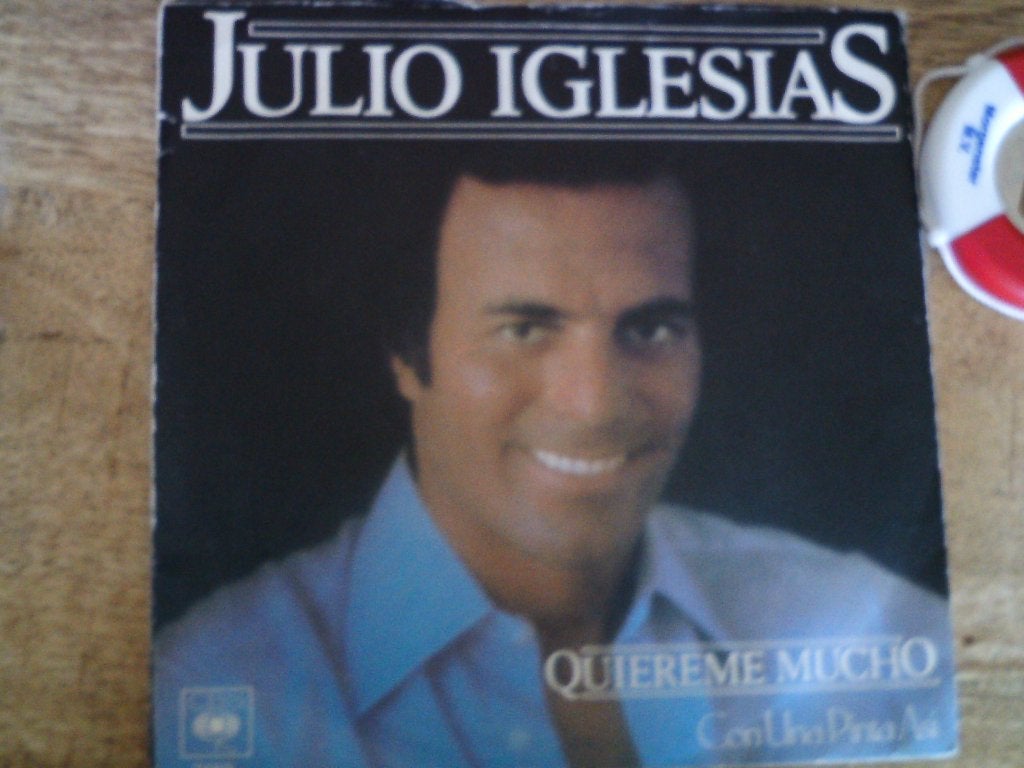 julio iglesias - quiereme mucho 30mei, Fotohoes, Ophalen of Verzenden, Zo goed als nieuw, Pop
